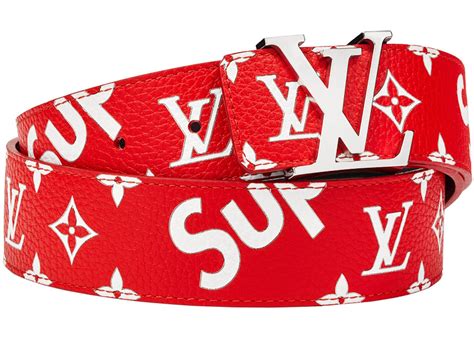 louis vuitton supreme belt cost|Louis Vuitton x supreme cartera.